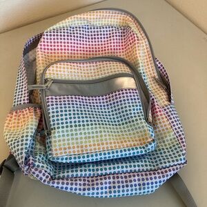 L.L. Bean Multicolor Dot Backpack